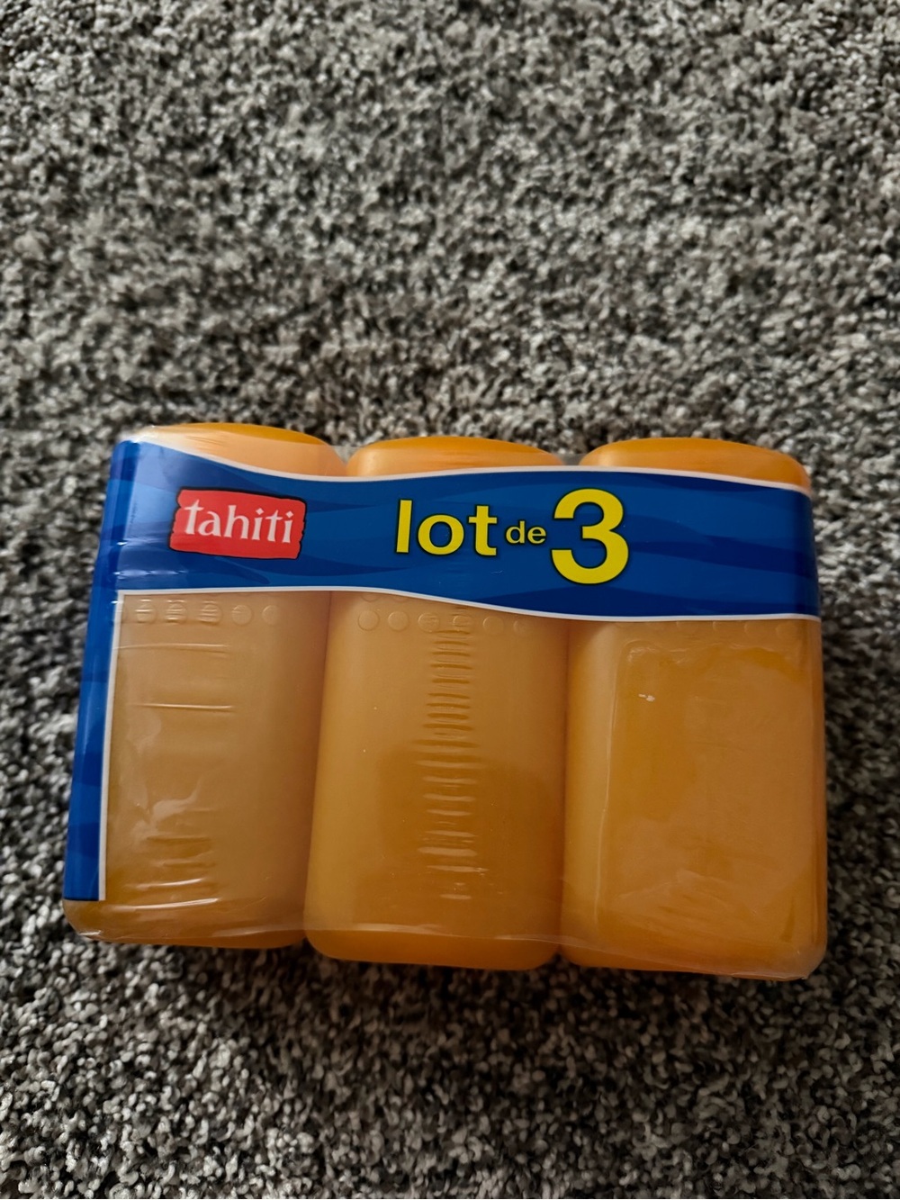 Tahiti scented body wash from France- set of 3